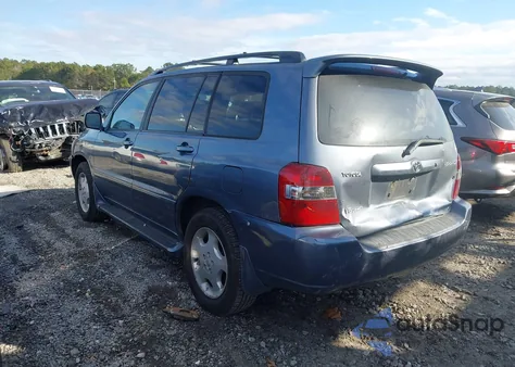 2004 Toyota Highlander Limited V6 from USA, damaged, VIN JTEEP21A740011079